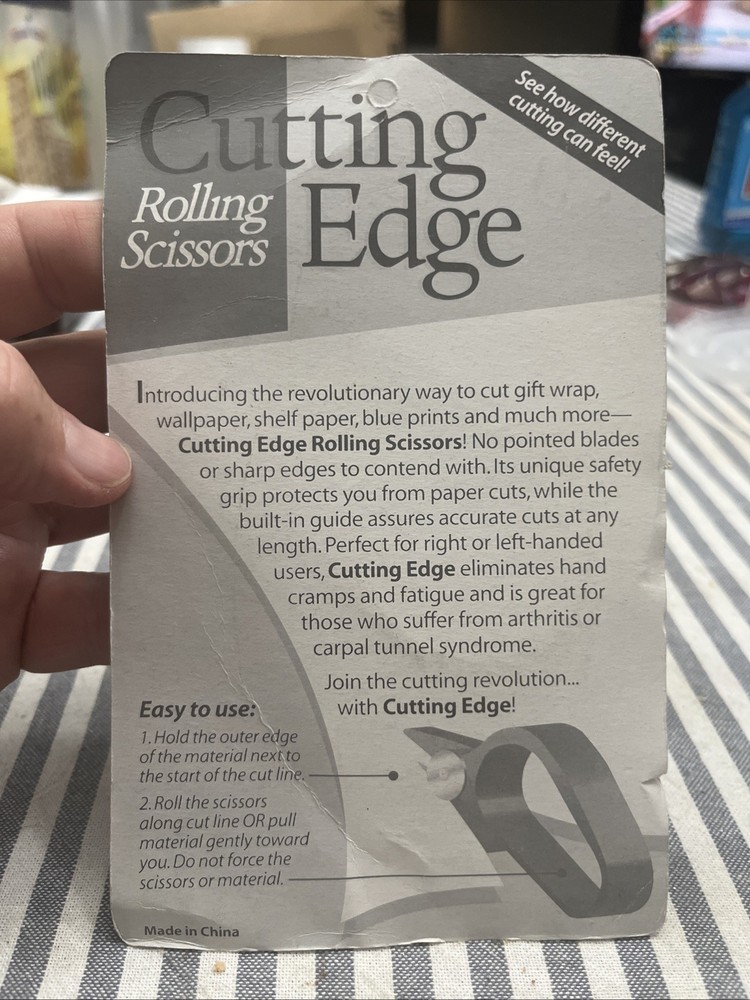 Singer, Cutting Edge, Rolling Scissors
