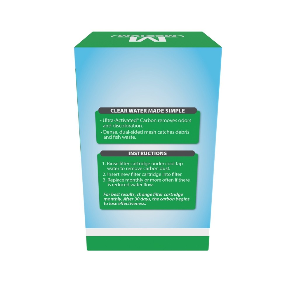 3 Count Bio-Bag Disposable Filter Cartridges for Aquariums, Medium