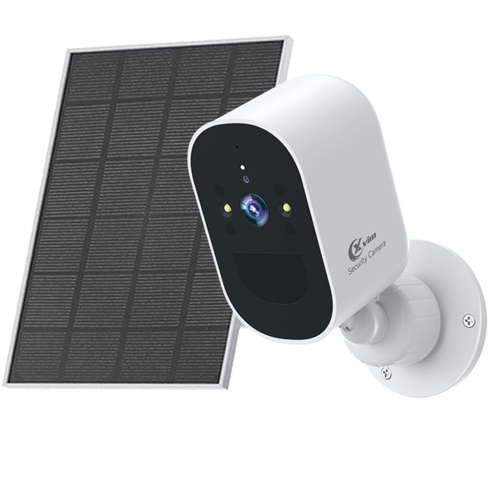 XVIM Solar Wireless Security Camera 1080P Battery Power Night Vision with Panel