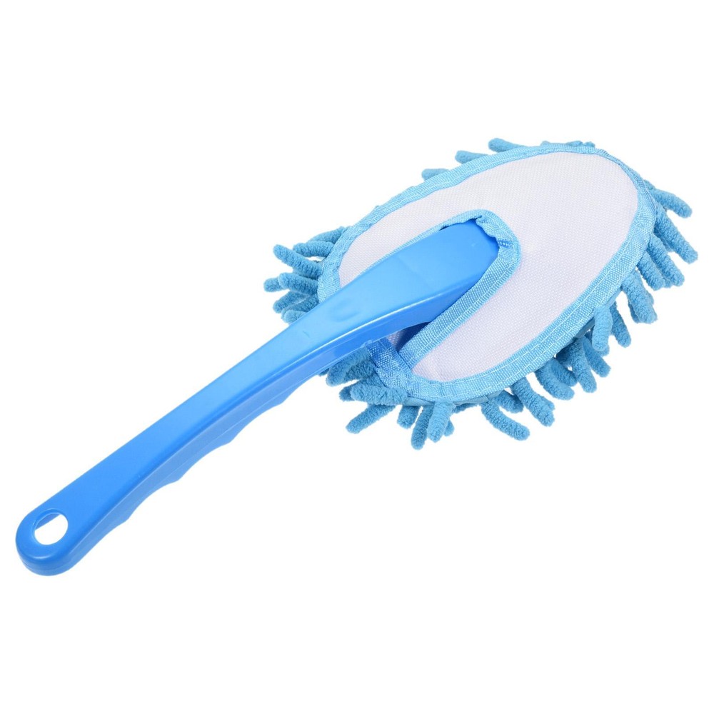 Microfiber Chenille Duster Washable Cleaning Brush Dusting Tool Blue