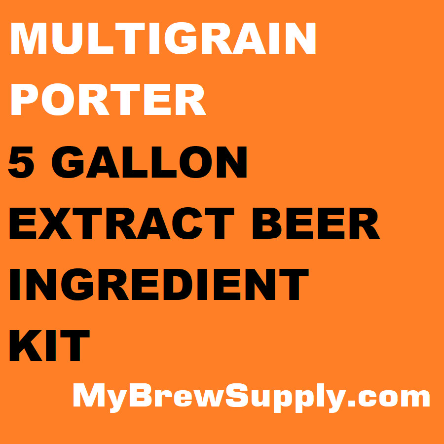 Multigrain Porter Homebrew 5 Gal Beer Extract Ingredient Kit - My Brew Supply