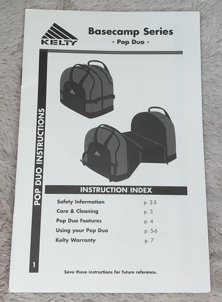 NWT KELTY Basecamp Pop Duo Bag Rust/Orange