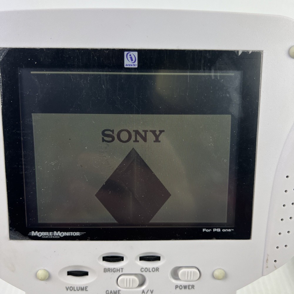 InterAct Mobile Monitor PS One With Box - Working with issues