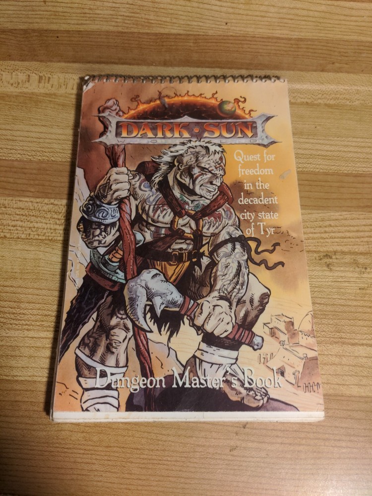 Dark Sun Freedom Campaign Dungeon Master's Book AD&D