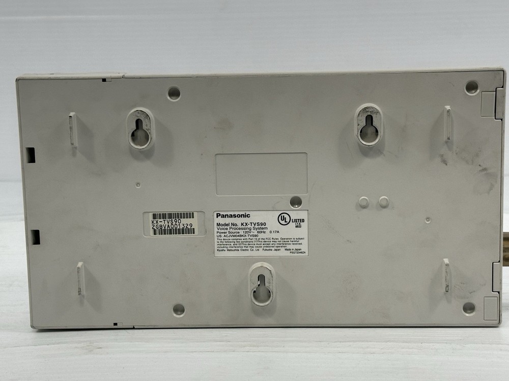 Panasonic KX-TVS90 Voice Processing System Power Cable, *UNTESTED AS IS*POWER ON