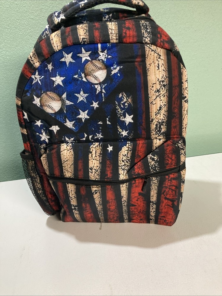Backpack Flag/Baseball