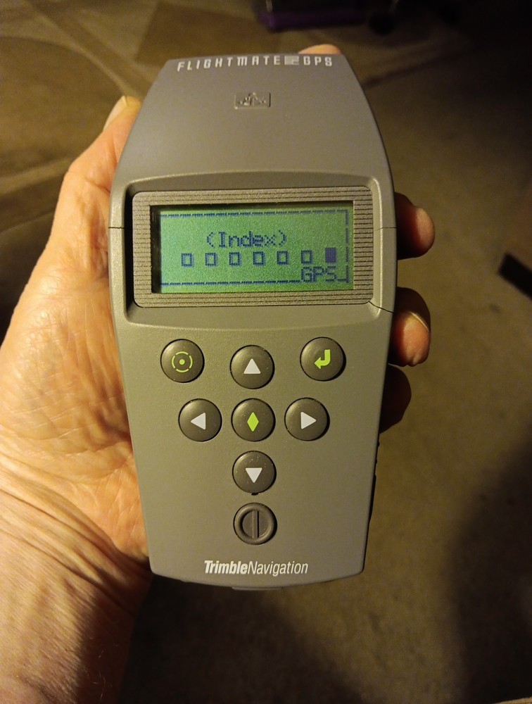 VINTAGE TRIMBLE FLIGHT MATE GPS-visibly Working