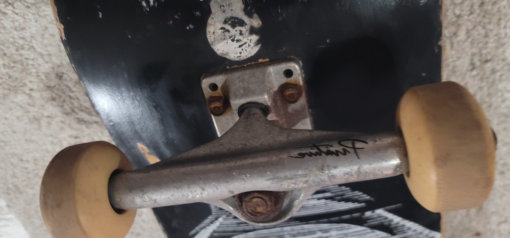 (Used) Primitive Skateboard. With Samurai Design.