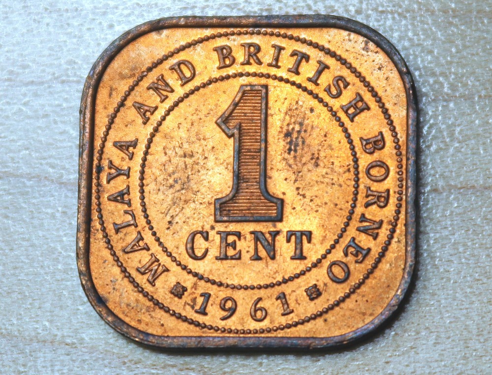 1961 Malaya & British Borneo 1 Cent