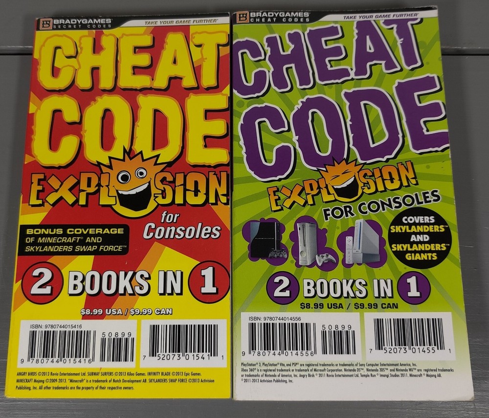 2 Cheat Code Explosion Consoles & Handhelds 2 Books RETRO GAMER GEAR Video Games