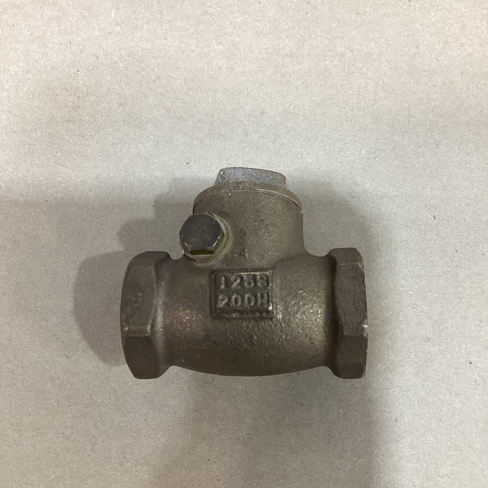 125S 1” 200W  Check Valve Brass
