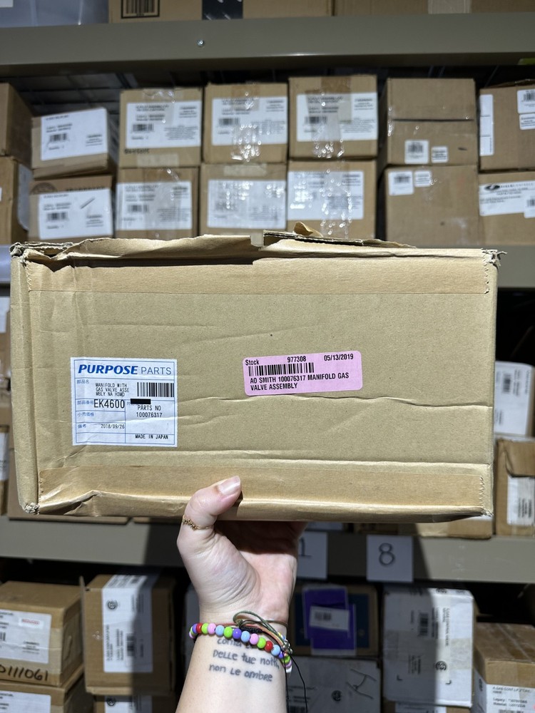 100076317 | 320273-356 | EK460 | A.O. Smith Manifold/Gas Valve Assembly Natural