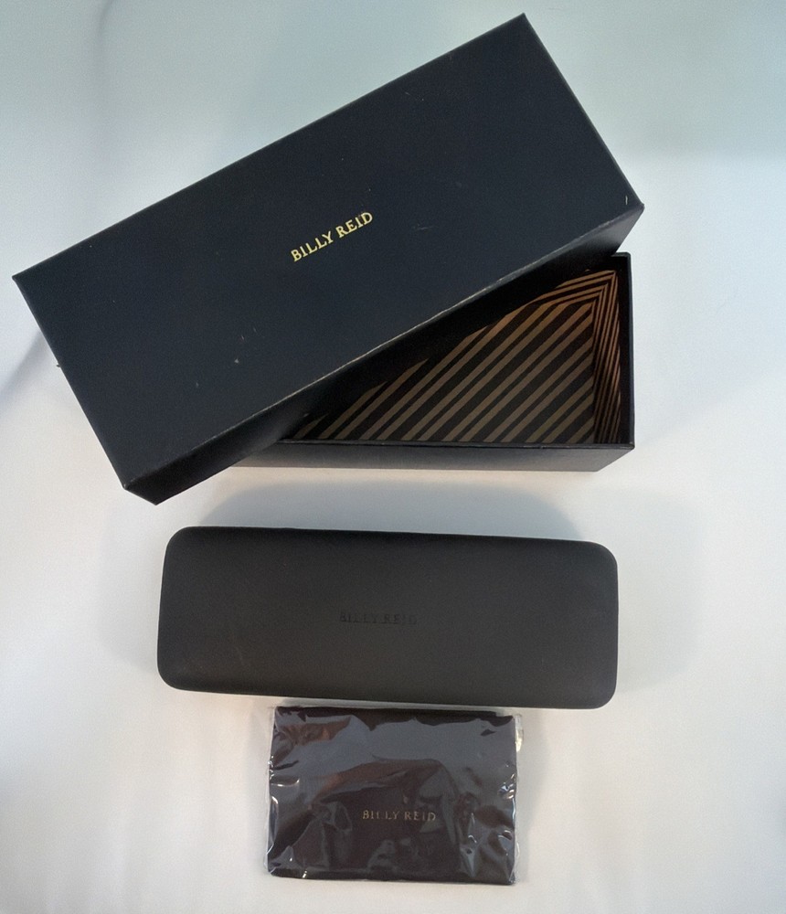 Billy Reid Eyeglass Case With Dust Cloth And Box