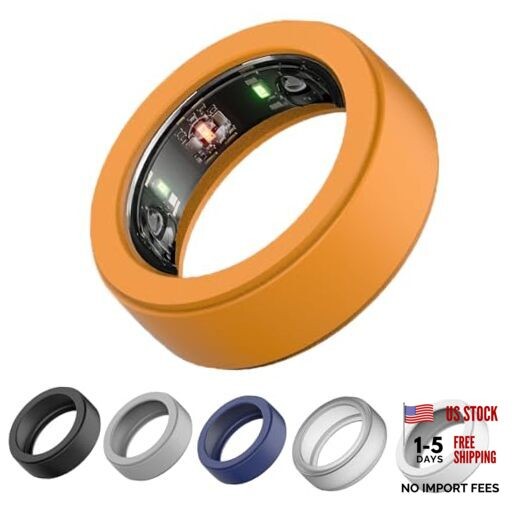 Silicone Ring Protector Compatible with Oura Ring Gen 3 and M(9/10/11) Yellow
