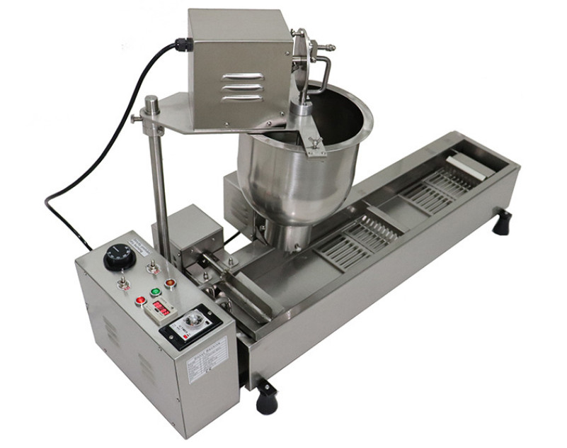 Automatic Stainless Steel Mini Donut Maker Donut Making Machine & 3 Moulds CE