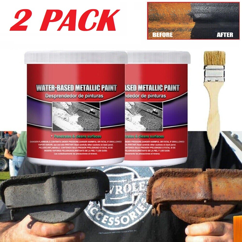 2 PACK Metal Rust Remover Water-based Metallic Rust Conversion Agent USA