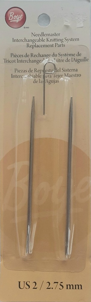 BOYE NEEDLEMASTER US 2/2.75m Interchangeable Knitting NEEDLES Replacement