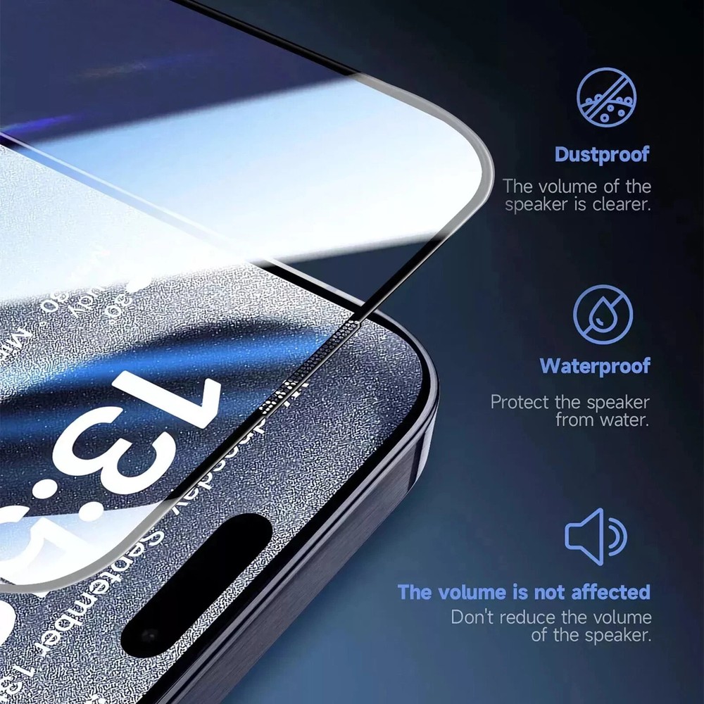 2-Pack Magic Auto Alignment Privacy Screen Protector For iPhone 17 15 14 13 12