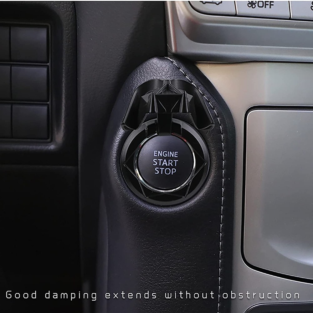 Car Push to Start Button Cover Universal – Engine Start Stop Decorative Trim,...