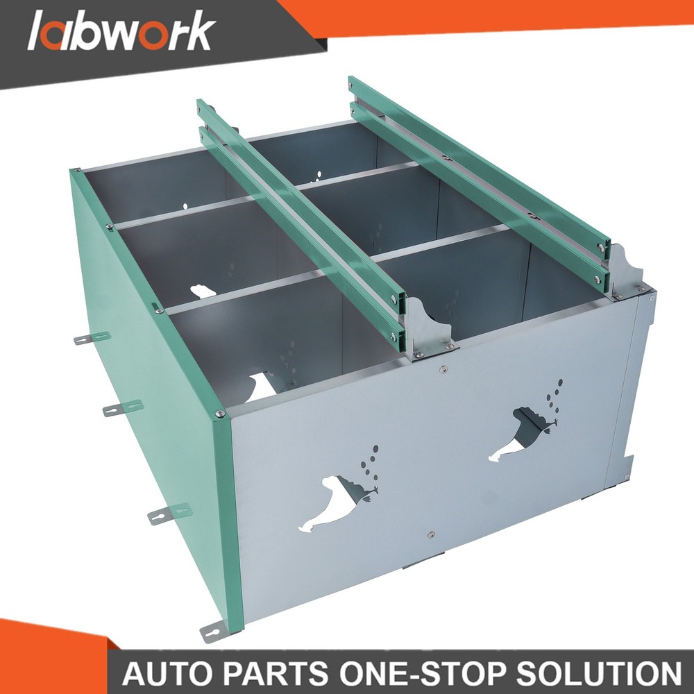 Labwork 6-Compartment Metal Poultry Nesting Box Wall Mount Easy Egg Collection