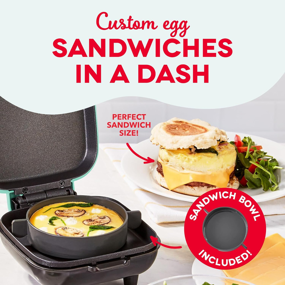 Deluxe Egg Bite Maker - Electric Egg Bite Maker for Healthy Protein Snacks - Qui