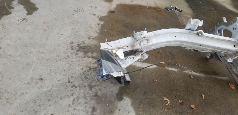 20 GMC SIERRA 1500 FENDER APRON CORE SUPPORT CUT LEFT DRIVER