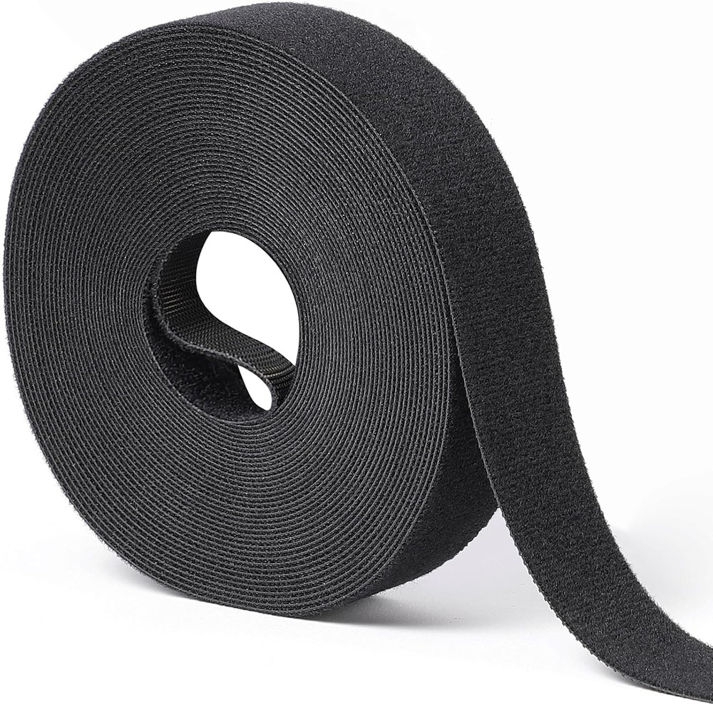 1"x30ft Hook and Loop Roll Double-Sided Reusable Fastener