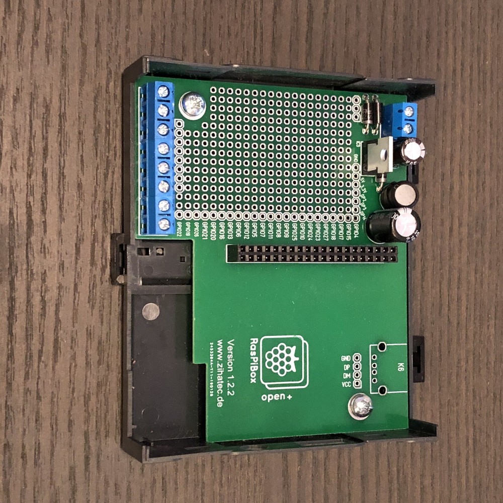 RasPiBox Open Pi4 for Raspberry Pi4 Din Rail Mount Raspberry Pi Enclosure