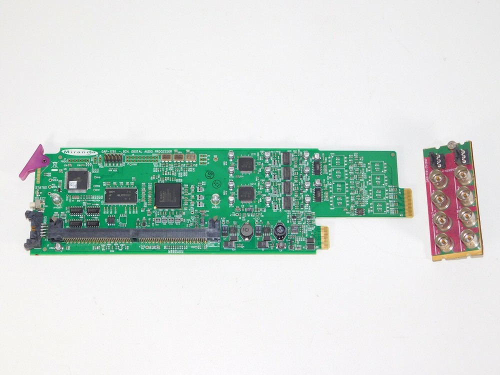Grass Valley Miranda DAP-1781 8 Channel Digital Audio Processor Card Module Unit
