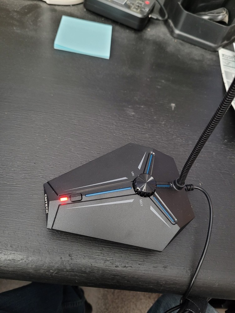 NEW CMTECK Computer Microphone G006Plus USB Desktop Condenser PC Laptop Mic Mute