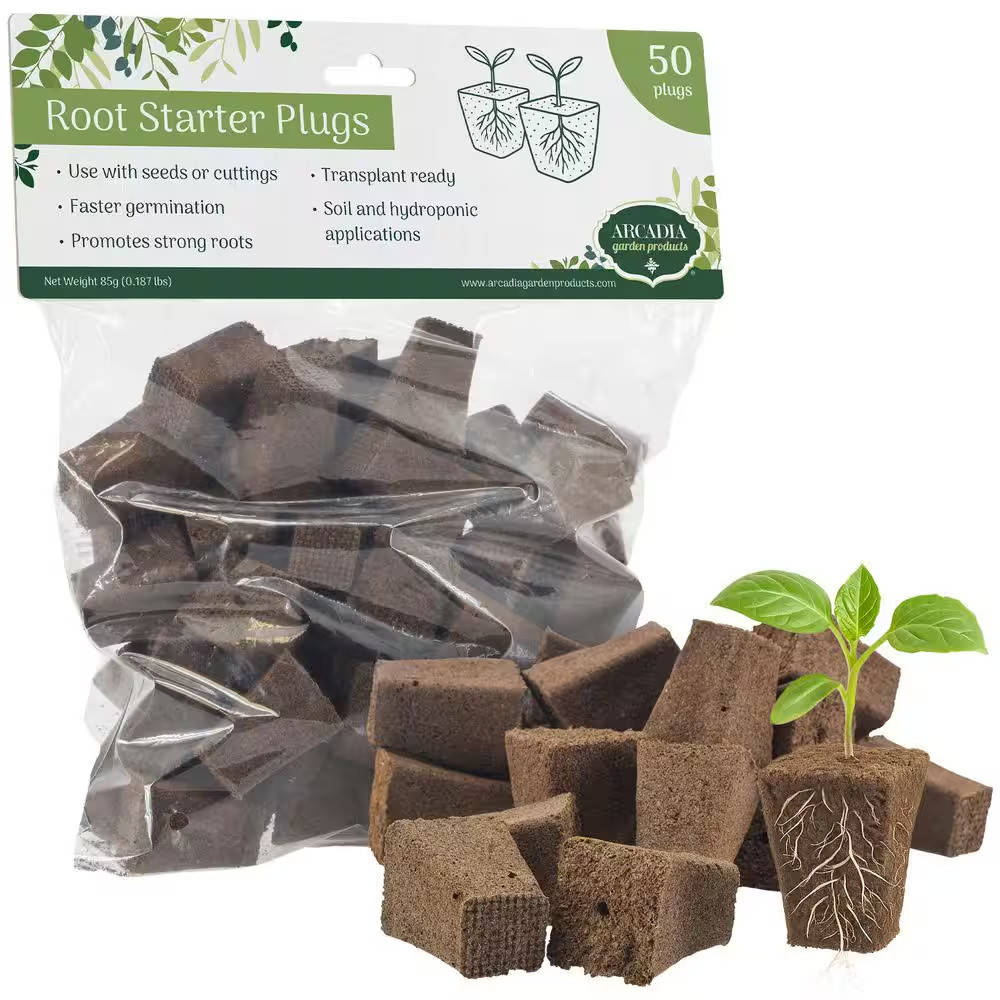 Seed Starter Plug for Seedlings and Cuttings (50 Pack)