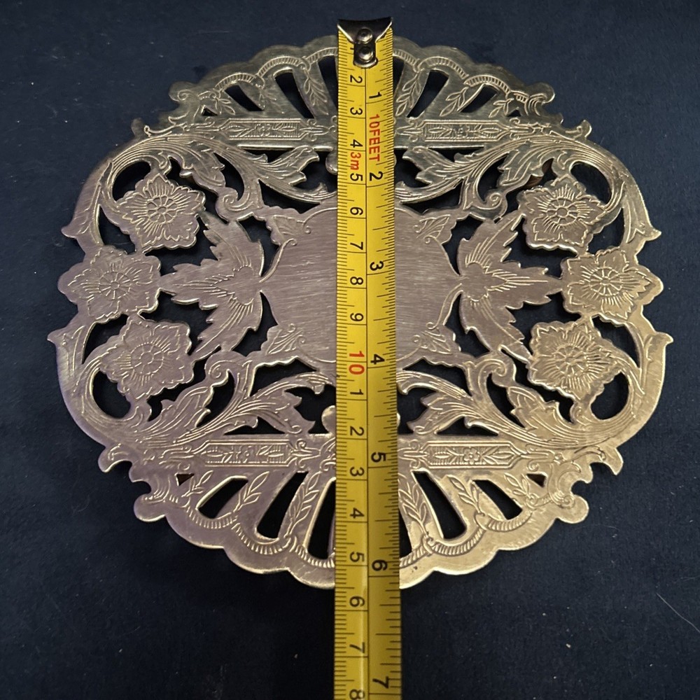 SILVER PLATED TRIVET VTG