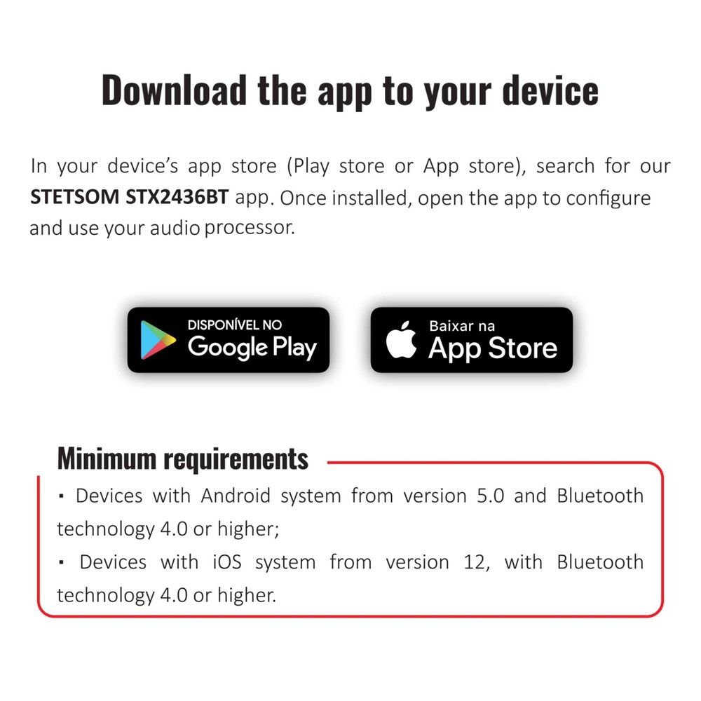 STX 2436 Bluetooth DSP PRO - Digital Signal Processor, DSP PRO, Equalizer, Ex...