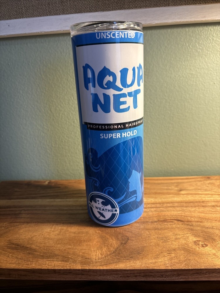 Aqua Net Can Drink Tumbler