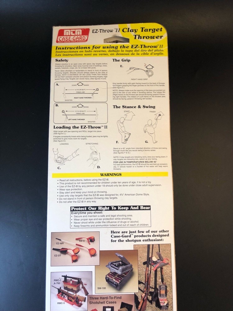 EZ-Throw II Clay Target Thrower Vf2