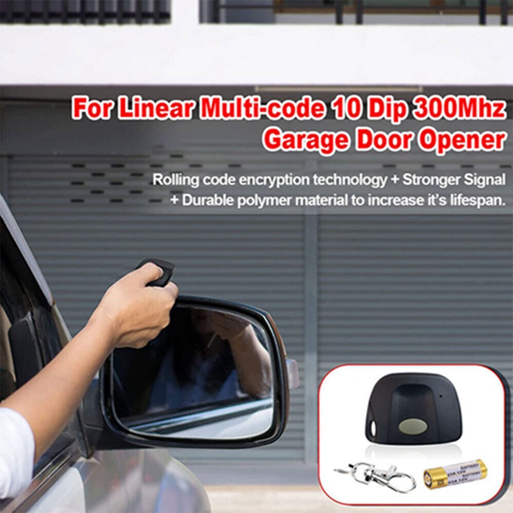 Multi-Code 3089 308911 Gate Garage Door Opener Remote Control 10 DIP Code 300MHz