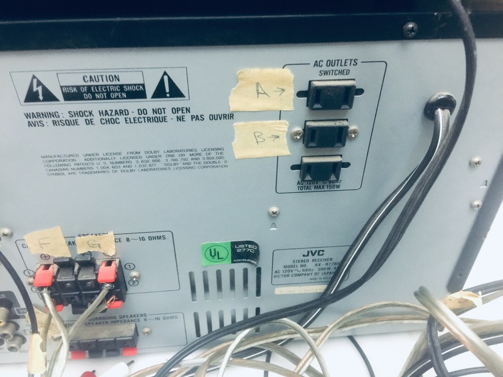 Vintage JVC XL - R86BK Compact Disc Automatic Changer Tuner Processor Receiver