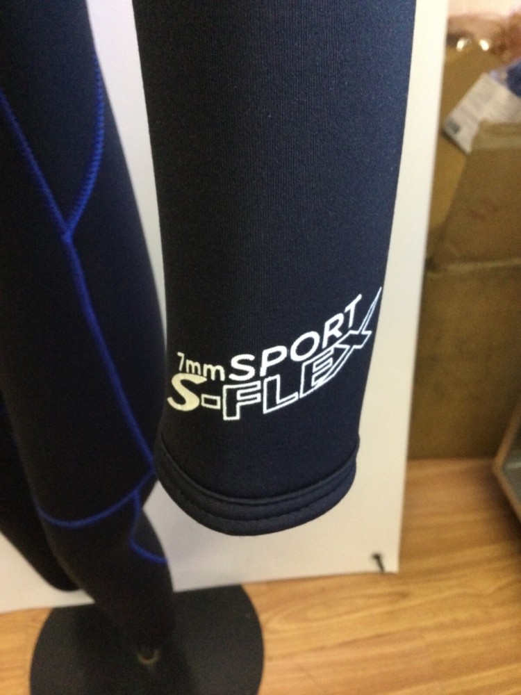 BARE SPORT S-FLEX WETSUIT Mens 7MM - Blue/Black size Med