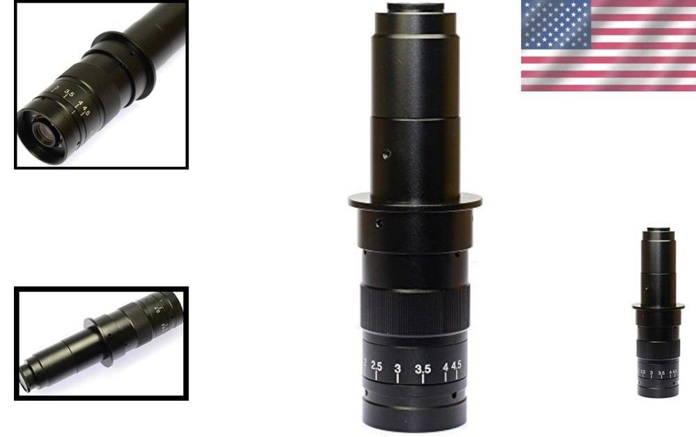High-Power C-Mount Lens Adapter for Microscope Cameras