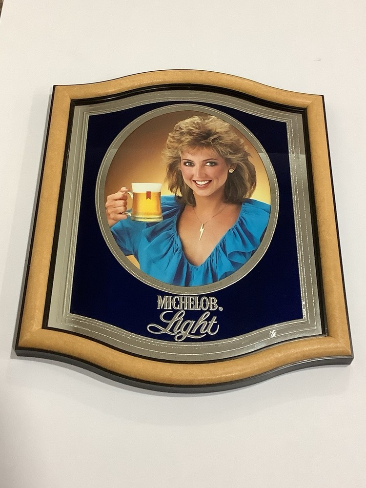 Vintage Michelob Light Backbar Mirror