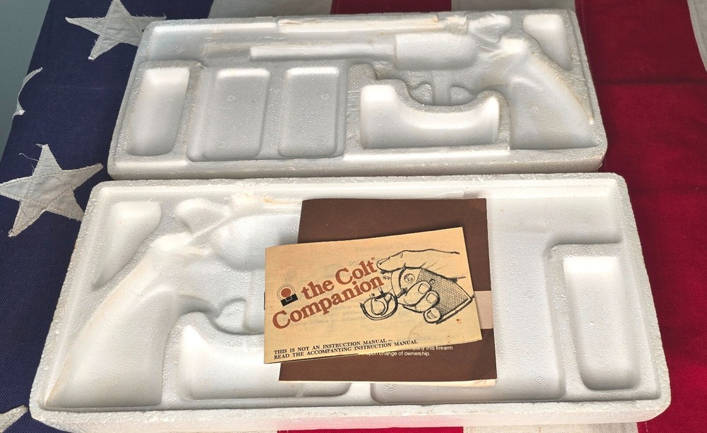 Colt Python 6 Inch Vintage Box, Paperwork, 1978 Manual .357