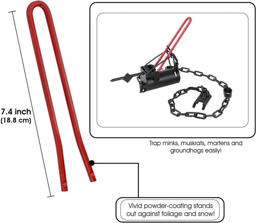 Cold Creek Dog Proof Trap Setter Tool 7 Inch Leverage Handle Coon Setter