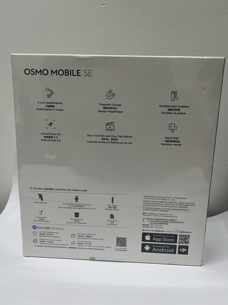Dji Osmo Mobile SE 3-Axis Smartphone Gimbal Portable Foldable For Android iPhone