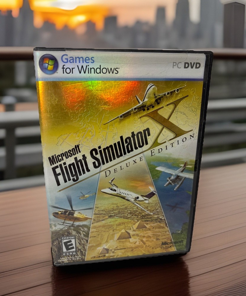 Microsoft 2006 Flight Simulator X Deluxe Edition PC Game Windows