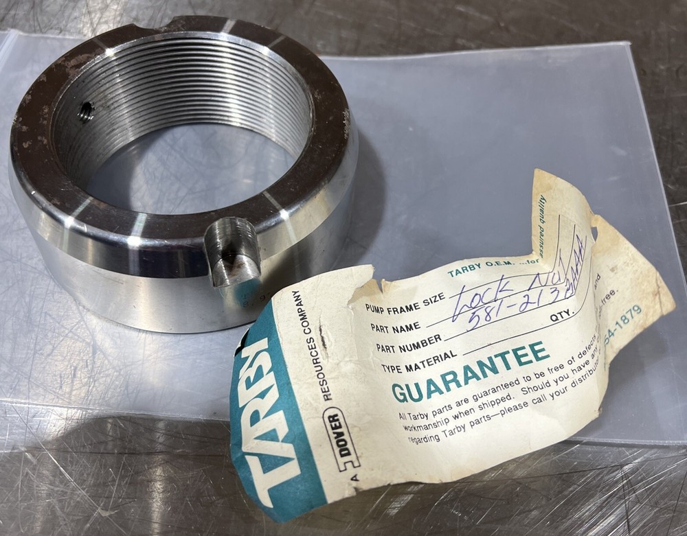 TARBY Lock Nut 581-213BAAA Nos Surplus