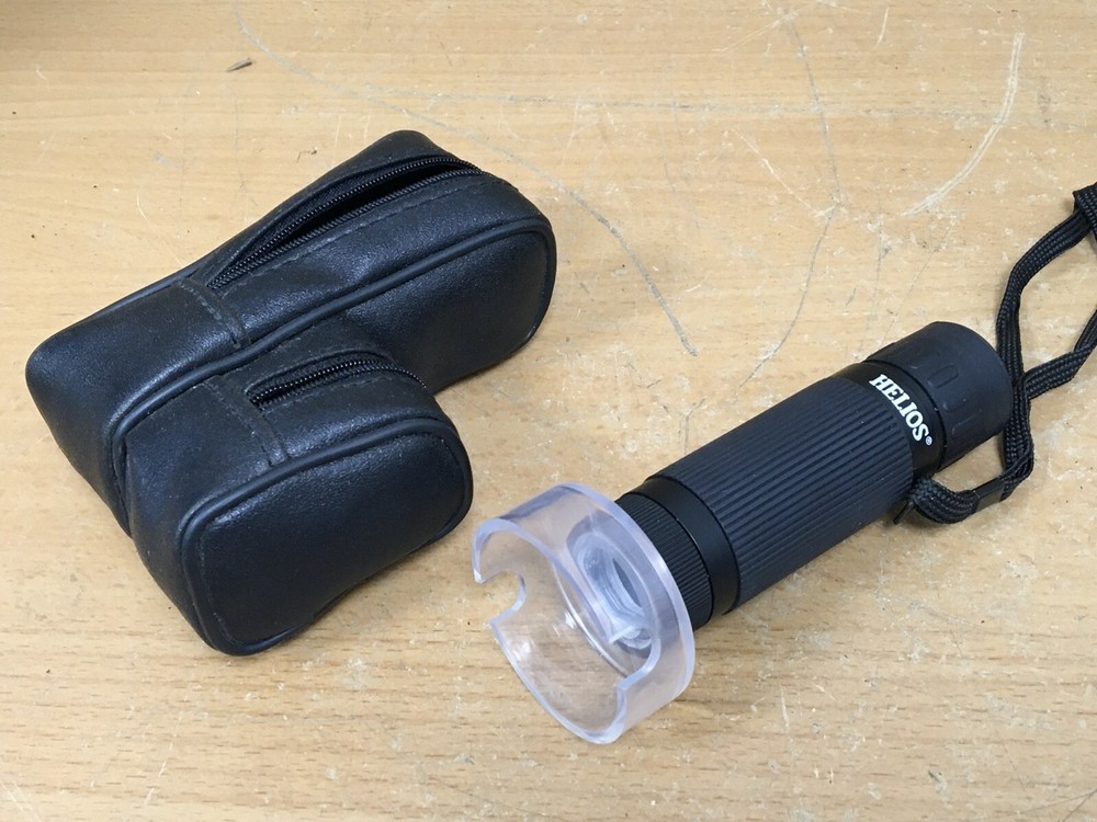 Helios 8x21 Microscope Compact in Carry Case (Scope/Ocular Style)