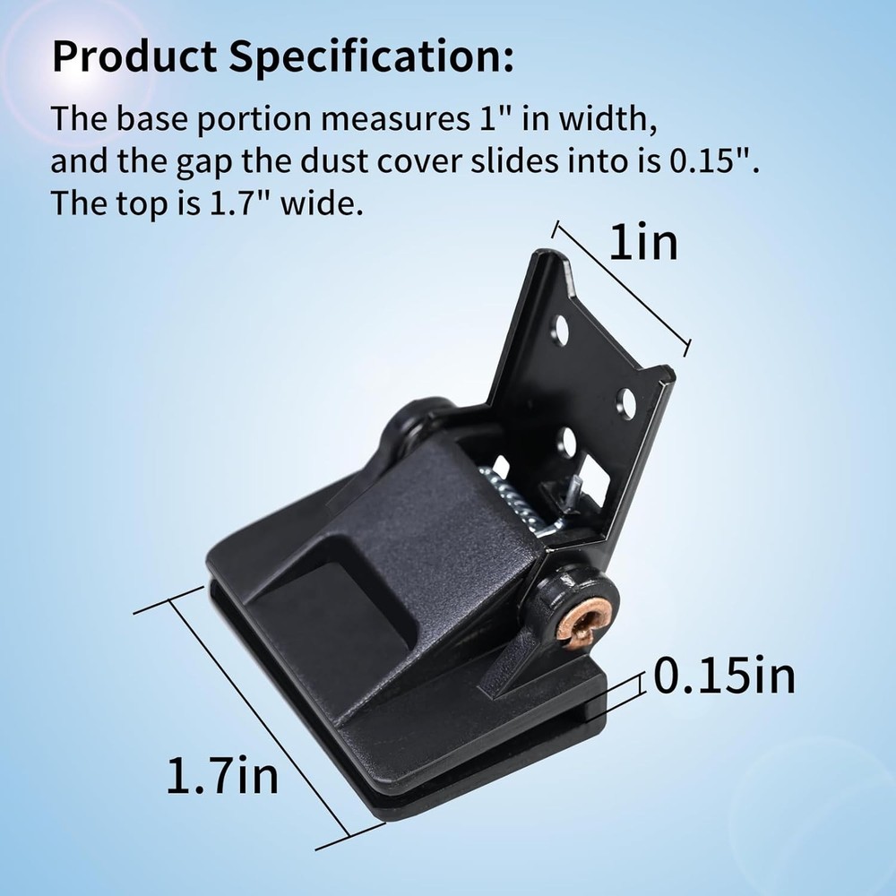 Dust Cover Hinge for Various Turntable Models - Easy Installation