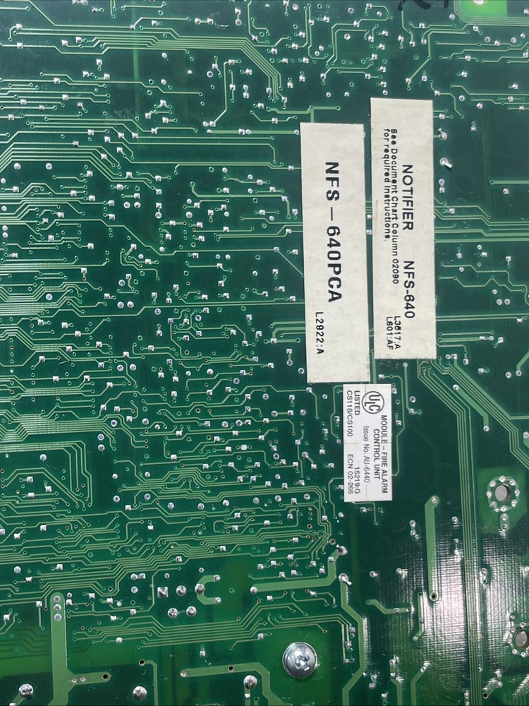 NOTIFIER NFS-640 Used