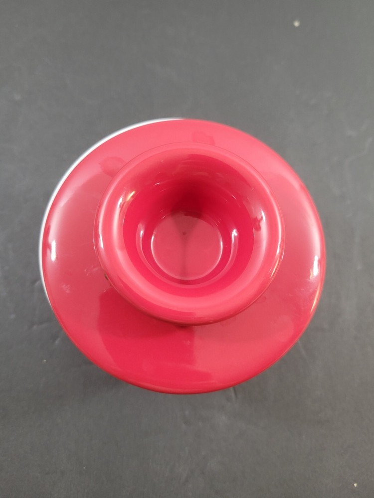 Nautical Red Striped Butter Bell Crock