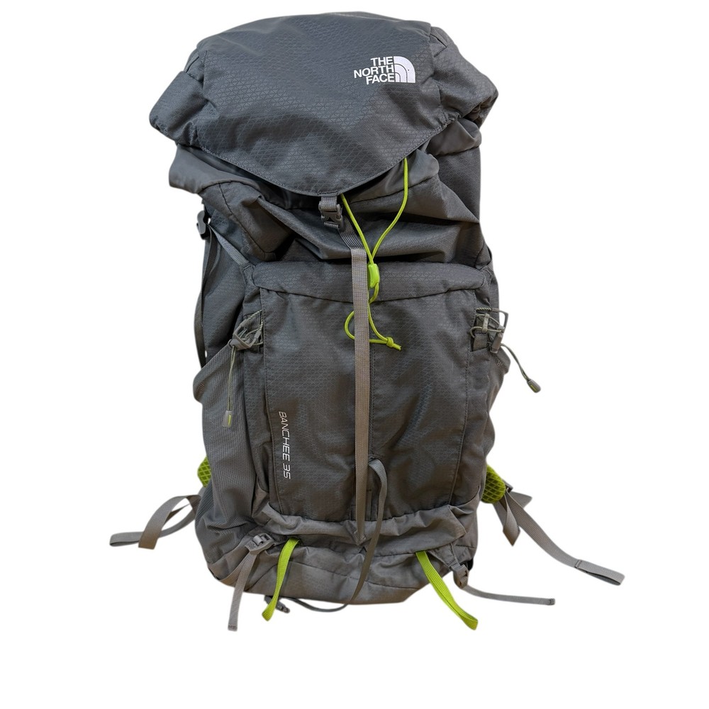 The North Face Banchee 35 Hiking Backpack – Green/Gray